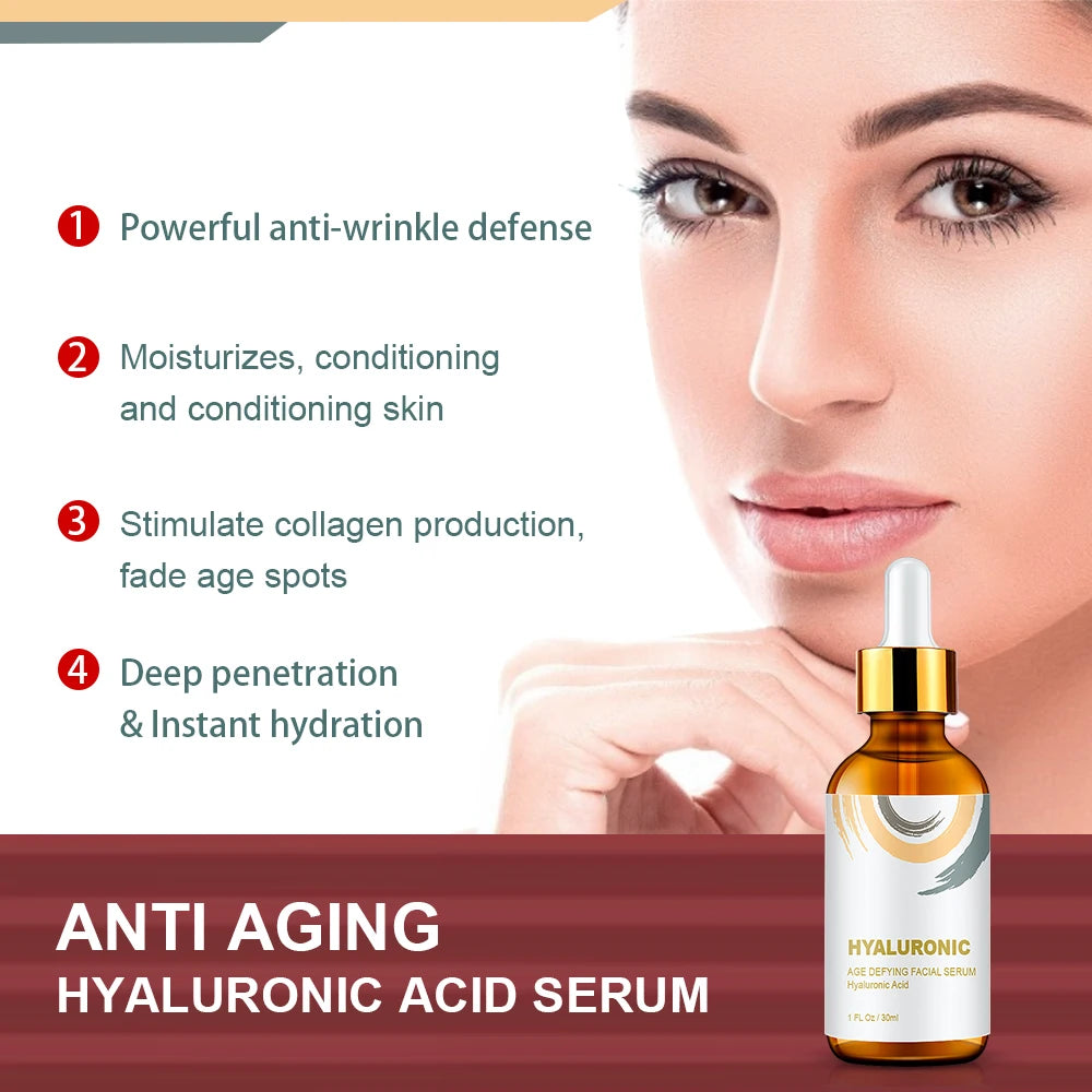 3-in-1 Face Serum Set — Hyaluronic Acid, Retinol & Vitamin C