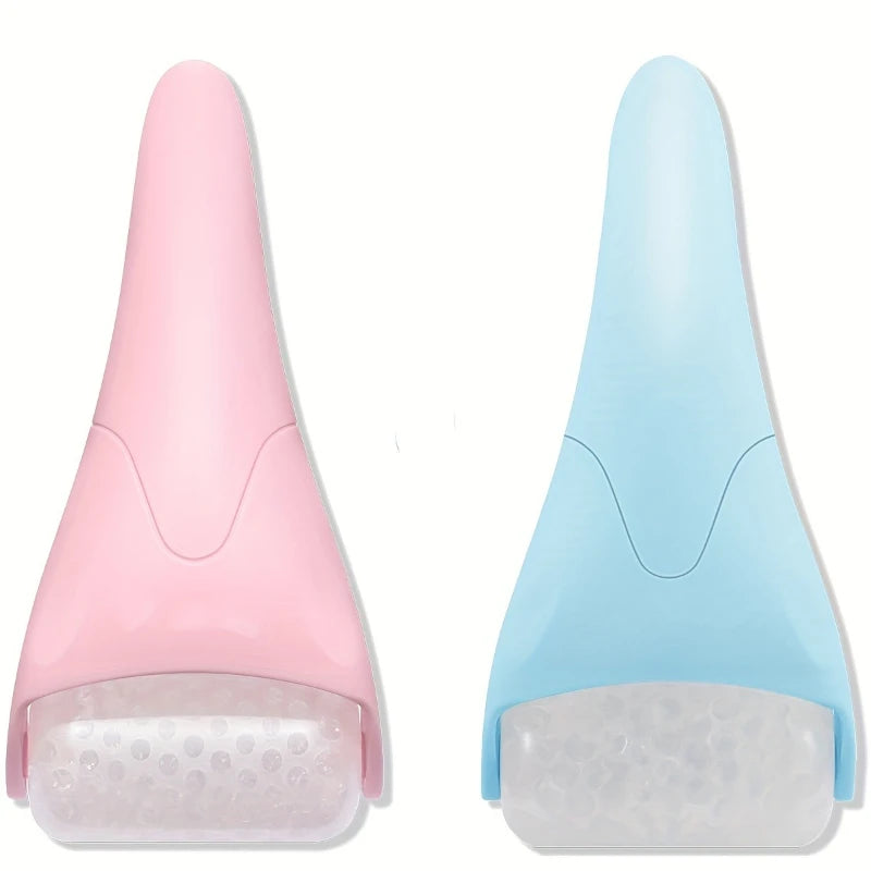 Large Facial Ice Roller & Massager, Cooling Beauty Tool for Face and Eyes, At-Home Spa, Daily Skincare Routine,Handheld Massager