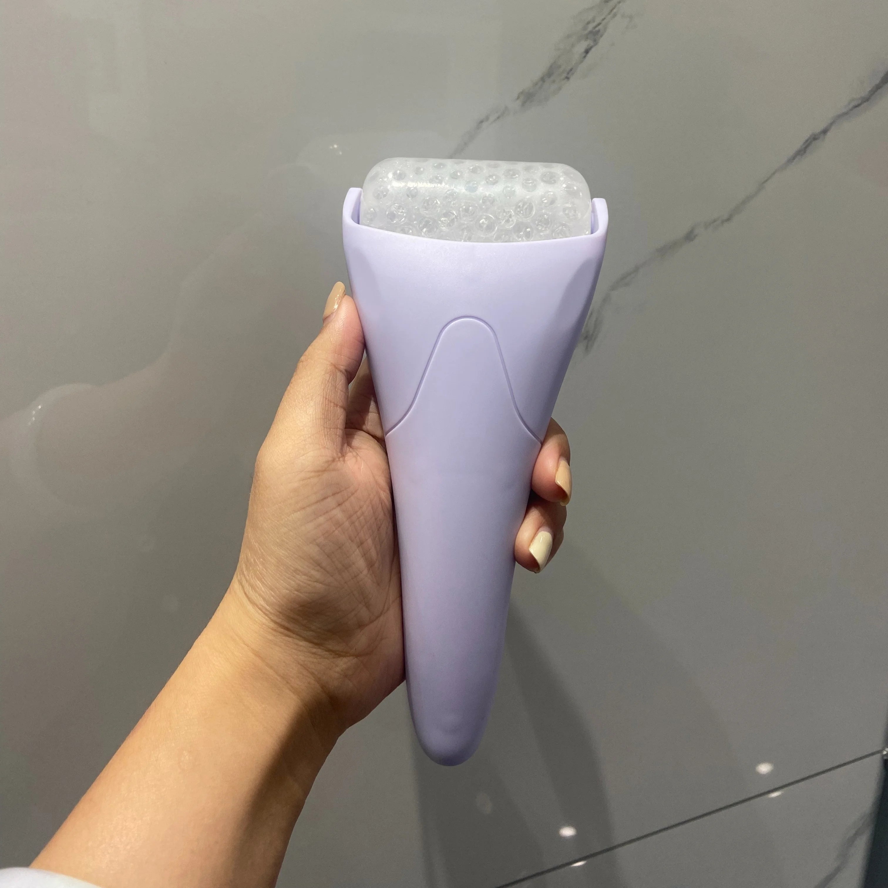 Large Facial Ice Roller & Massager, Cooling Beauty Tool for Face and Eyes, At-Home Spa, Daily Skincare Routine,Handheld Massager