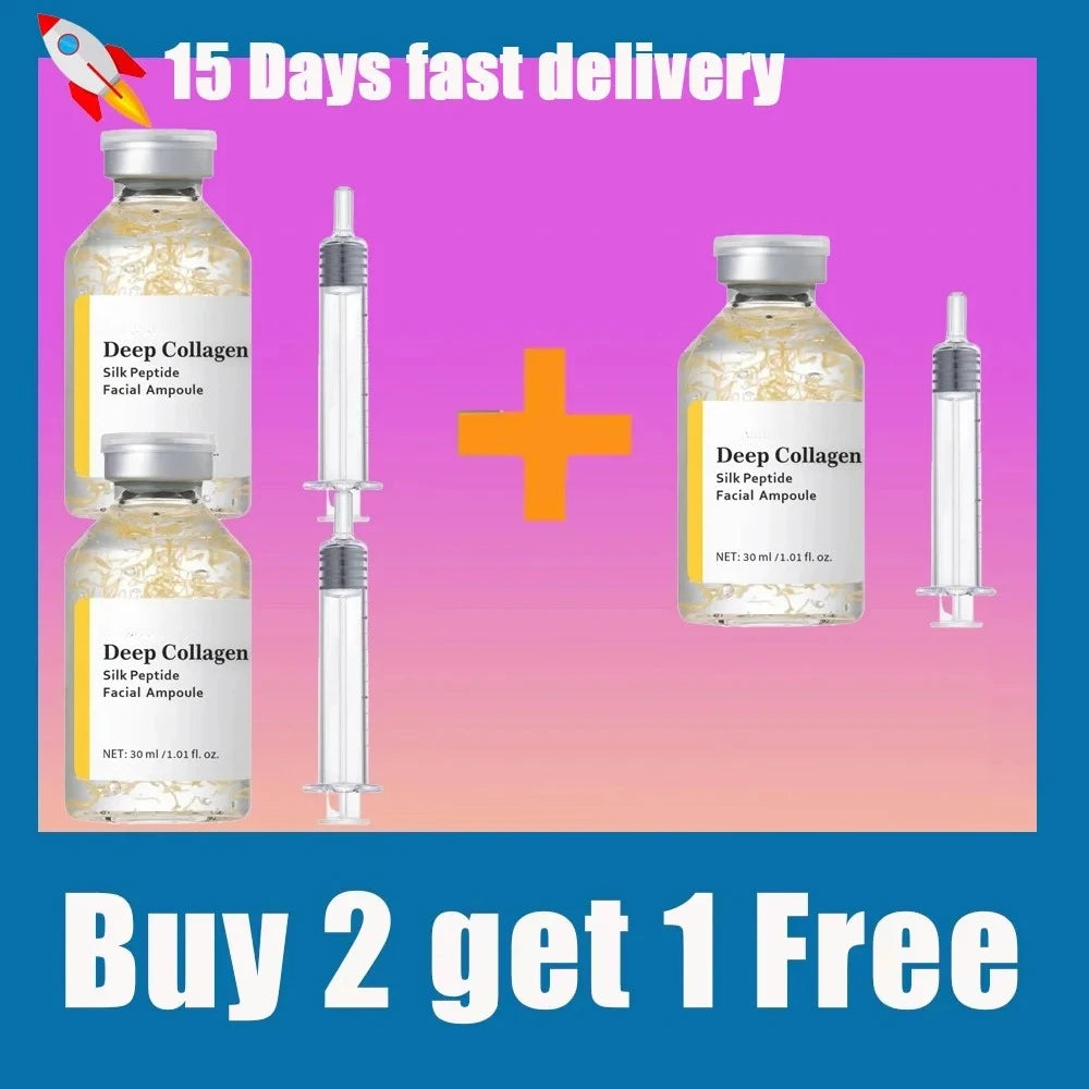 Silk Peptide Lifting Serum — Anti-Aging Collagen & Peptide Complex (3pc Bundle)
