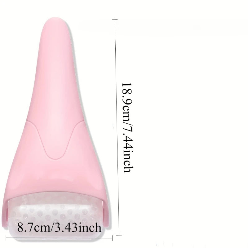 Large Facial Ice Roller & Massager, Cooling Beauty Tool for Face and Eyes, At-Home Spa, Daily Skincare Routine,Handheld Massager
