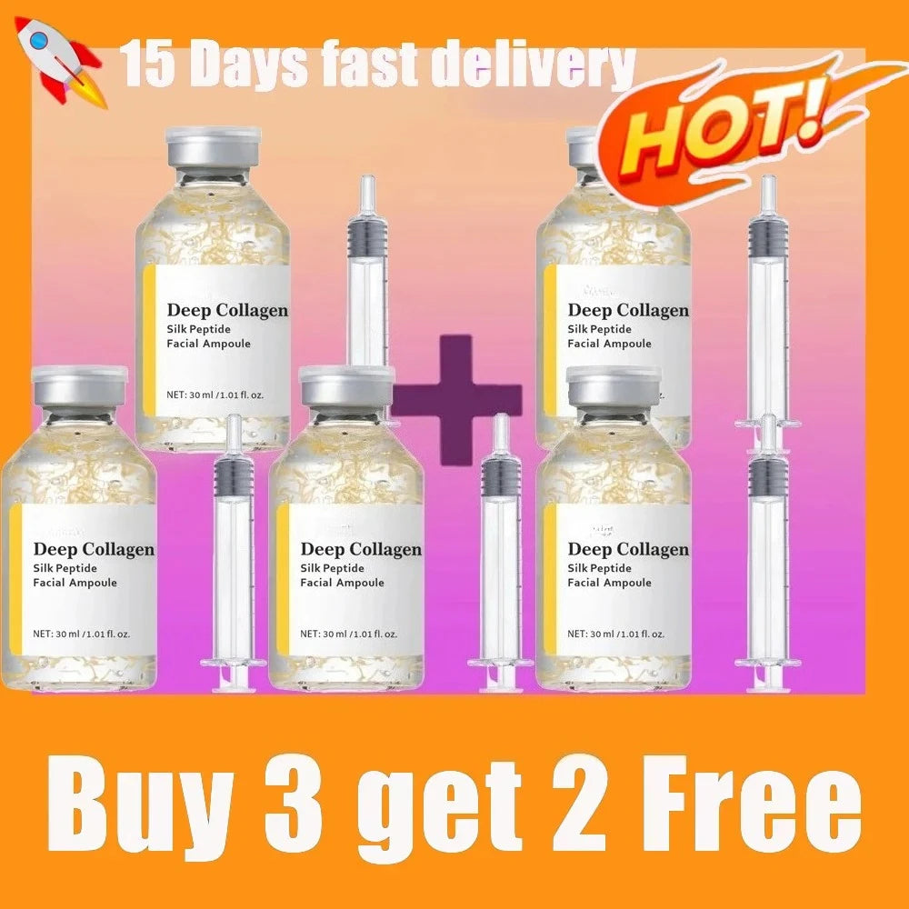 Silk Peptide Lifting Serum — Anti-Aging Collagen & Peptide Complex (3pc Bundle)