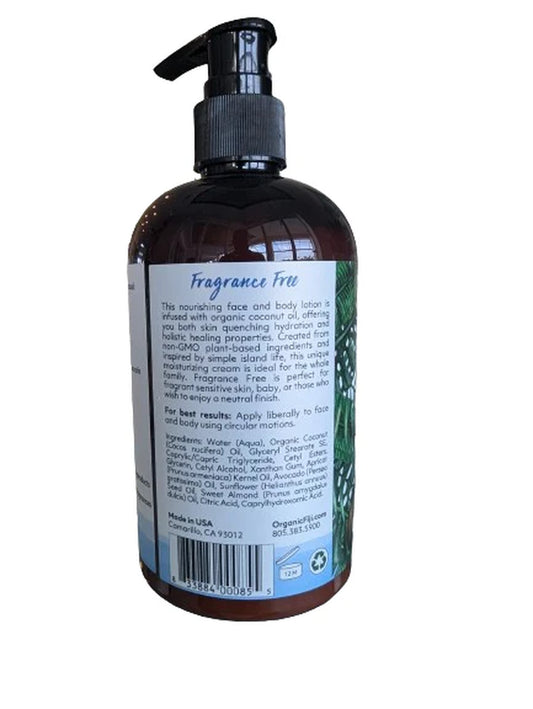 Face & Body Coconut Lotion - Pineapple Coconut (12Oz)